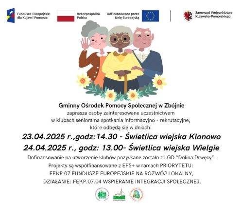 plakat o spotkaniu informacyjno-rekrutacyjnym 23.04.2025