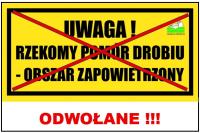 ODWOŁANE !!! - Rzekomy pomór drobiu na terenie Gminy Zbójno - ODWOŁANE !!!