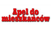 Apel do mieszkańców Gminy Zbójno