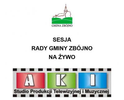 Transmisja na żywo z obrad XIX Sesji Rady Gminy Zbójno IX kadencji