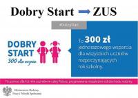 Program „Dobry Start” to 300 zł jednorazowego wsparcia